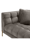 Gray Biscuit-Tufted Sofa | Eichholtz Sienna