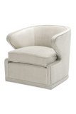 Gray Velvet Swivel Chair | Eichholtz Dorset