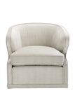 Gray Velvet Swivel Chair | Eichholtz Dorset