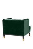 Green Tufted Cube Chair | Eichholtz Castelle