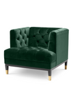 Green Tufted Cube Chair | Eichholtz Castelle