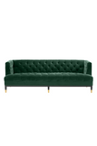 Green Velvet Tufted Sofa | Eichholtz Castelle