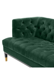 Green Velvet Tufted Sofa | Eichholtz Castelle