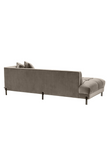 Greige Biscuit-Tufted Lounge Sofa | Eichholtz Sienna