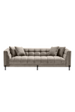 Greige Biscuit-Tufted Sofa | Eichholtz Sienna