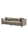 Greige Biscuit-Tufted Sofa | Eichholtz Sienna