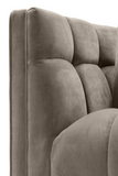 Greige Velvet Accent Chair | Eichholtz Sienna