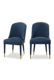 Cobalt Blue Velvet Dining Chair | Liang & Eimil Viva