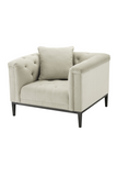 Light Gray Chesterfield Chair | Eichholtz Cesare