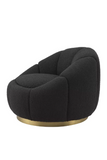 Modern Bouclé Swivel Chair | Eichholtz Inger