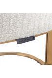 White Boucle Modern Dining Chair | OROA Hadley