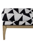 Triangle Pattern Upholstery Fluted Back Chair | Andrew Martin Ava