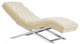 Monroe Chaise W/ Headrest Pillow, Beige