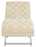 Monroe Chaise W/ Headrest Pillow, Beige