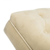 Monroe Chaise W/ Headrest Pillow, Beige