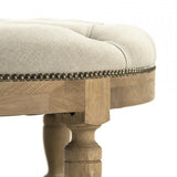 Tammy Natural Oak Ottoman