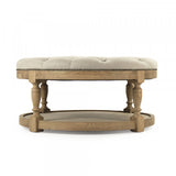 Tammy Natural Oak Ottoman