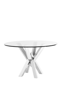 Silver Dining Table | Eichholtz Triumph