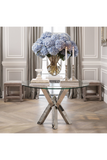 Silver Dining Table | Eichholtz Triumph