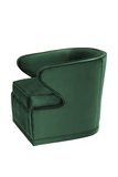 Green Velvet Swivel Chair | Eichholtz Dorset