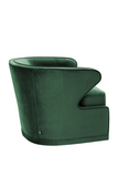 Green Velvet Swivel Chair | Eichholtz Dorset