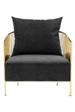 Black Velvet Wire Chair | Eichholtz Knox