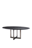 Oval Charcoal Dining Table | Eichholtz Melchior