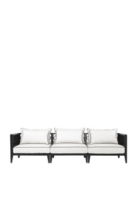 Black 3-Seater Outdoor Sunbrella Sofa | Eichholtz Ocean Club