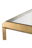 Brass Glass Box Side Table | Eichholtz Callum