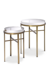 Brass Side Table Set (2) | Eichholtz Hoxton