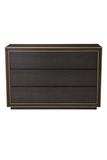 Gold Rimmed Wooden Dresser | Eichholtz Camelot