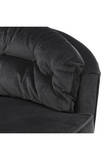 Black Velvet Round Lounge Chair | Eichholtz Recla