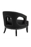 Black Upholstered Accent Chair | Eichholtz Adam