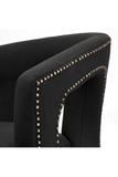 Black Upholstered Accent Chair | Eichholtz Adam