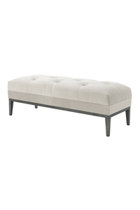 Pebble Gray Tufted Bench | Eichholtz Cesare