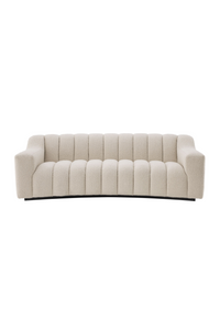 Bouclé Cream 3-Seater Sofa S | Eichholtz Kelly