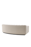 Bouclé Cream 3-Seater Sofa S | Eichholtz Kelly