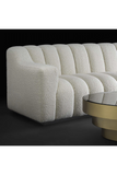 Bouclé Cream 3-Seater Sofa S | Eichholtz Kelly