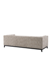 Beige Upholstered Channel Stitched Sofa | Eichholtz Ditmar