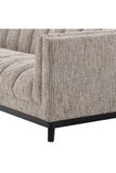 Beige Upholstered Channel Stitched Sofa | Eichholtz Ditmar