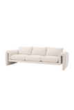 Cream Bouclé Modern Sofa | Eichholtz Tondo