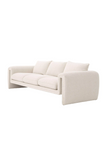 Cream Bouclé Modern Sofa | Eichholtz Tondo