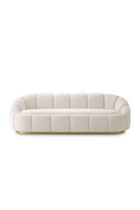 Cream Bouclé Upholstered Sofa | Eichholtz Inger