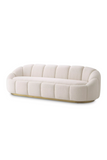 Cream Bouclé Upholstered Sofa | Eichholtz Inger