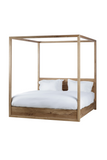 Reclaimed French Oak Poster King Bed | Andrew Martin Otis