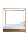 Reclaimed French Oak Poster King Bed | Andrew Martin Otis