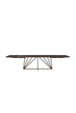 Dark Chocolate Oak Round Dining Table L | Andrew Martin Emerson