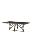 Dark Chocolate Oak Round Dining Table L | Andrew Martin Emerson