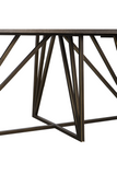 Dark Chocolate Oak Round Dining Table L | Andrew Martin Emerson