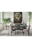 Dark Chocolate Oak Round Dining Table L | Andrew Martin Emerson